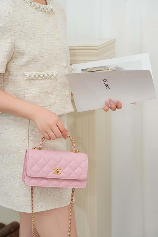 香奈儿 25B 双手柄  粉色（LZ） 商品图6