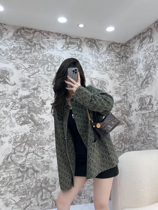 迪奥STAR HOBO 链条手袋 褶皱牛皮/黑色（MM） 商品图6