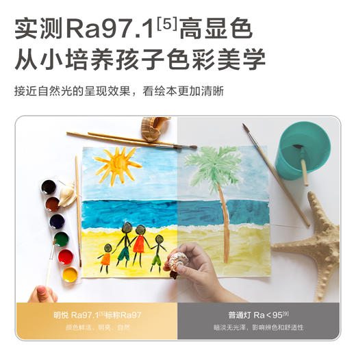 欧普 明悦 5A智能调光 T型护眼台灯 商品图3