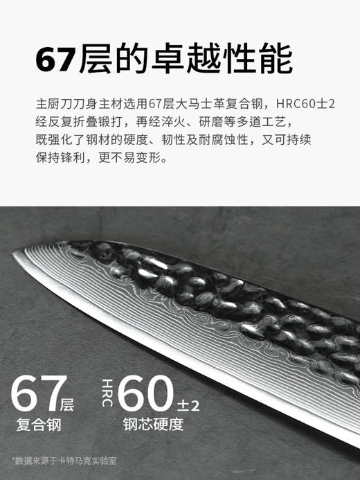 卡特马克唱片菜板套装唱片刀具家用切菜板棋盘格实木双面砧板案板 商品图10