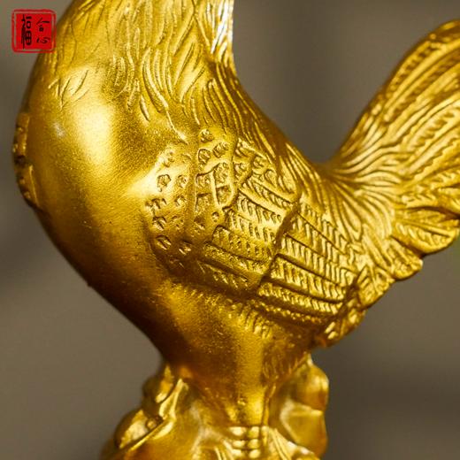 【蓝禧老师推荐】黄铜福鸡 商品图6