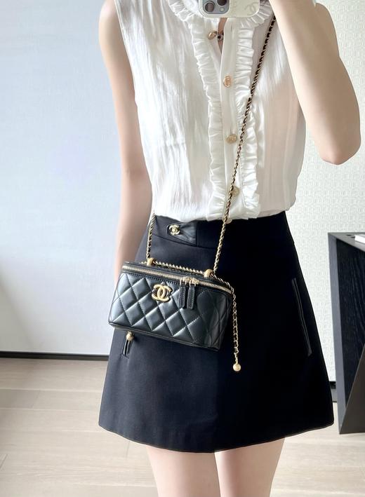 香奈儿 25S 春夏 双金珠化妆盒子白色 （LZ） 商品图2