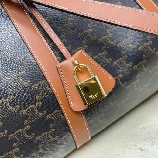 赛琳 中号标志印花牛皮革旅行包（LZ） 商品图9