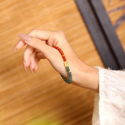 【福禄吉祥】蓝水南红手串5mm 商品图2
