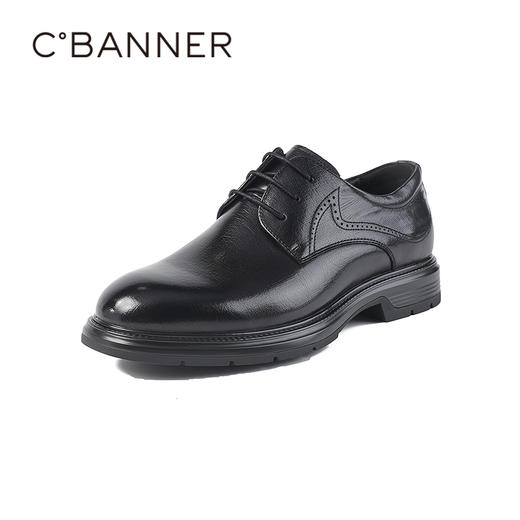 千百度秋季商务正装高级德比鞋男鞋A25401152 商品图0