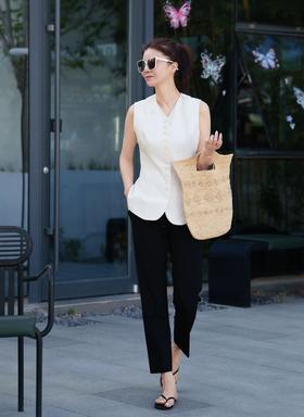 万能小黑裤王牌版型神裤四面弹九分百搭西裤