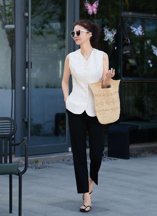 万能小黑裤王牌版型神裤四面弹九分百搭西裤 商品图0