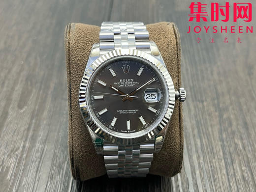 劳力士 VS日志41系列 灰色盘 水泥灰 男士腕表 3235机 五珠带 表径41mm 商品图0