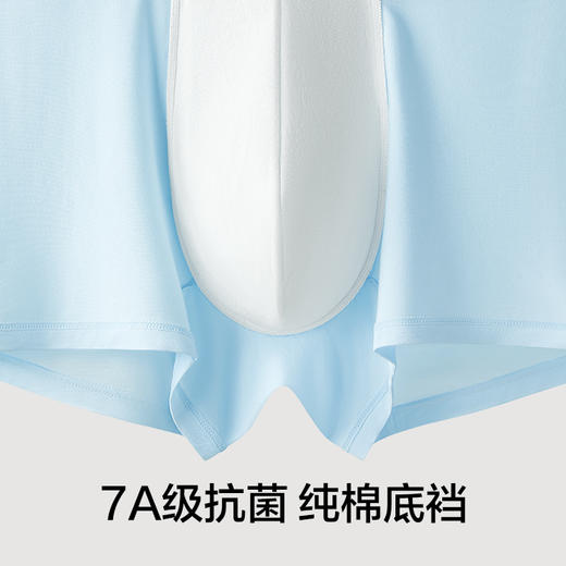 【新品上新】有棵树纯棉裆加大码男生四角内裤3条装-U1171 商品图5