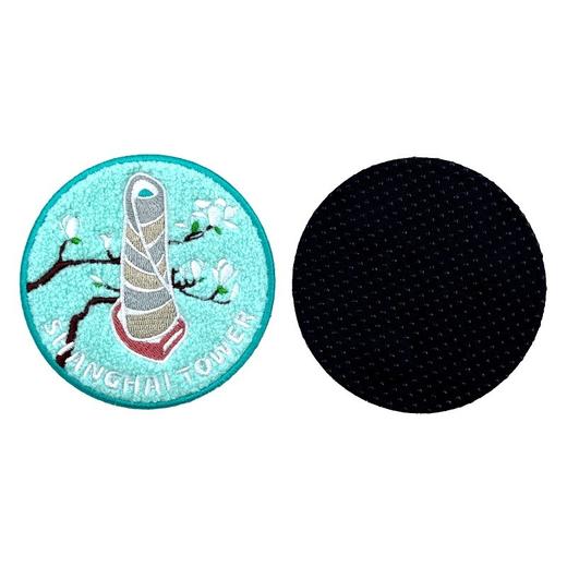 【632推荐】上海中心刺绣杯垫冰箱贴 商品图3