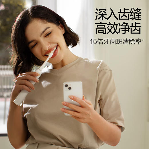 【自营】素士（SOOCAS）电动牙刷成人声波软毛牙刷亮白护龈便携旅行牙刷 送女友送男友 生日新年礼物 PT1亮白旅行刷（刷头*4+旅行盒） 商品图1