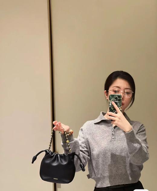 罗意威  迷你柔软纳帕羊皮革 Flamenco Purse 福袋 单肩包 斜挎包 （LZ） 商品图10