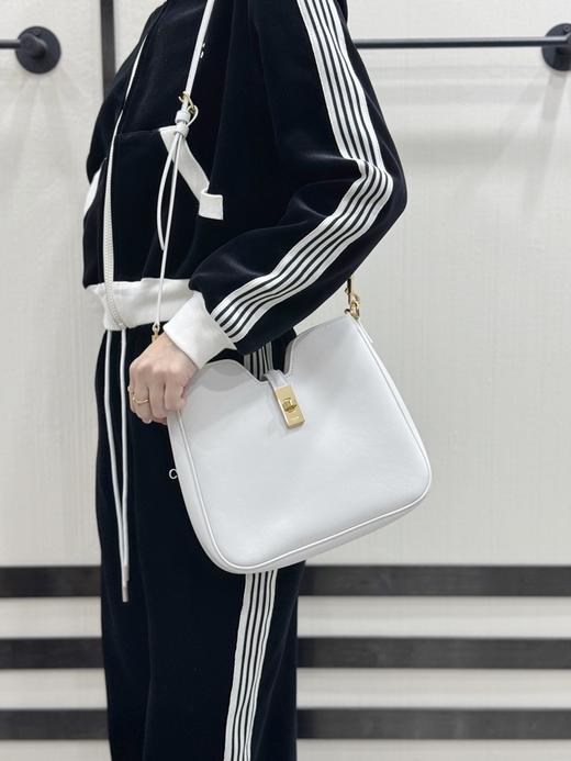 CELINE赛琳 CAMILLE 16可调节可拆卸肩带小牛皮 小号光滑牛皮革手袋 （LZ） 商品图7