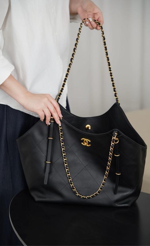 香奈儿 25S 走秀款Tote包黑金 小号（LZ*MM） 商品图6