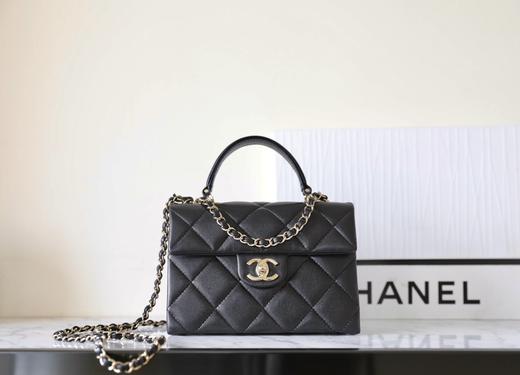 香奈儿  24P 春夏 小球纹Kelly  黑色 小号（LZ） 商品图1