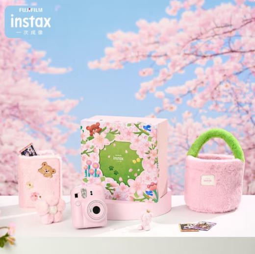 【国行正品】富士（FUJIFILM）instax mini12樱花宝贝(粉)花与她 限定礼盒 拍立得照相机即拍即得 商品图1