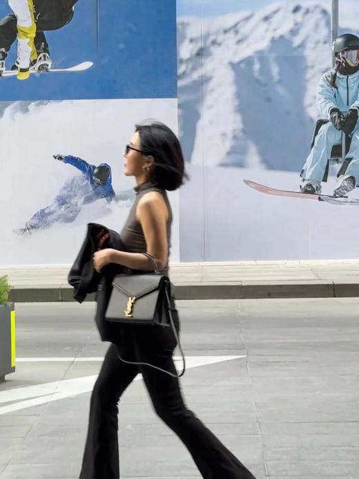 圣罗兰 Cassandra鱼子酱纹手拎包（LZ） 商品图8