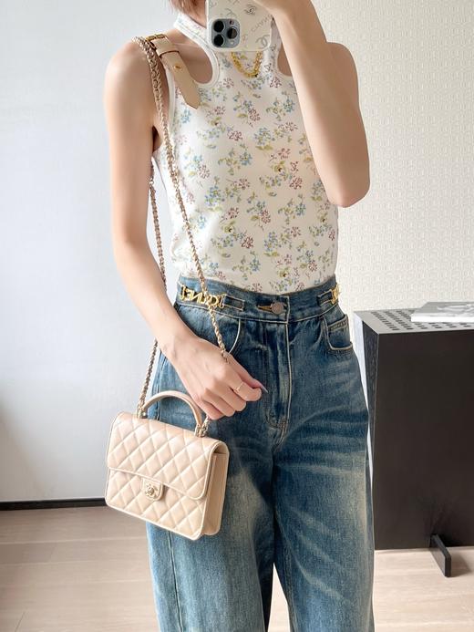 香奈儿 25P春夏 多功能背包杏色（LZ*MM） 商品图3