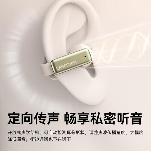 【自营】士顿 蓝牙耳机骨传导概念耳夹式无线开放不入耳运动跑步骑行降噪 适用于苹果华为小米手机 TS28黑色 商品图2