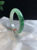620566，57.5带绿正圈手镯，种水不错，清新细条，一截带色 商品缩略图4