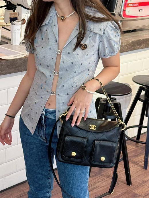 香奈儿  24P新品嬉皮Hobo腋下包   单肩包 斜挎包 （LZ） 商品图5