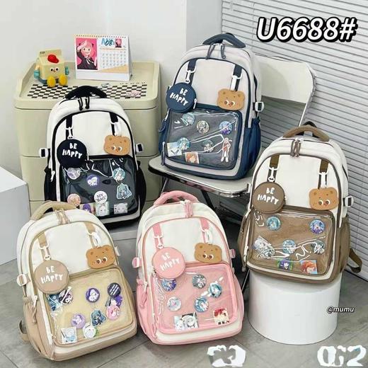 沐沐小熊书包(颜色随机) 商品图0