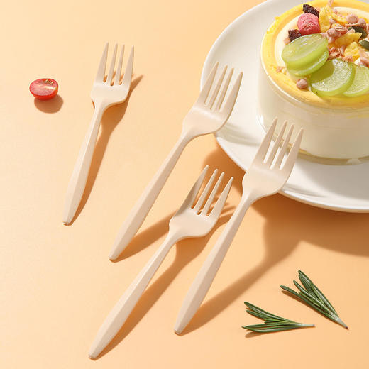 【批发】美丽雅玉米淀粉基厚韧餐叉 商品图2