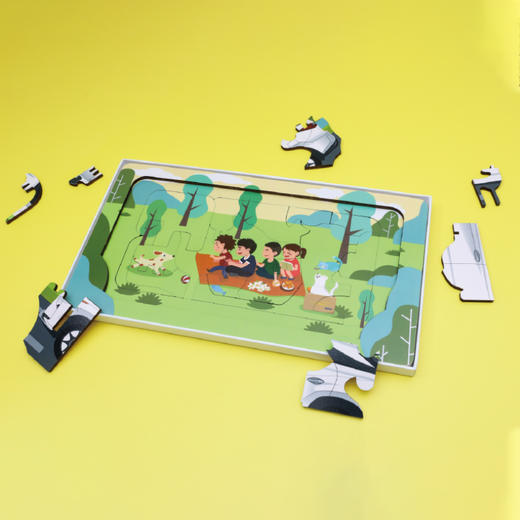 智享木质双层拼图 商品图2