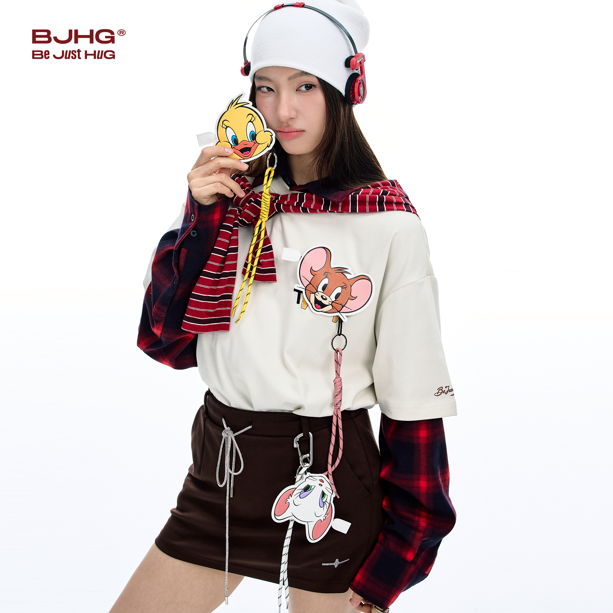 【猫和老鼠联名】卡通钥匙皮套