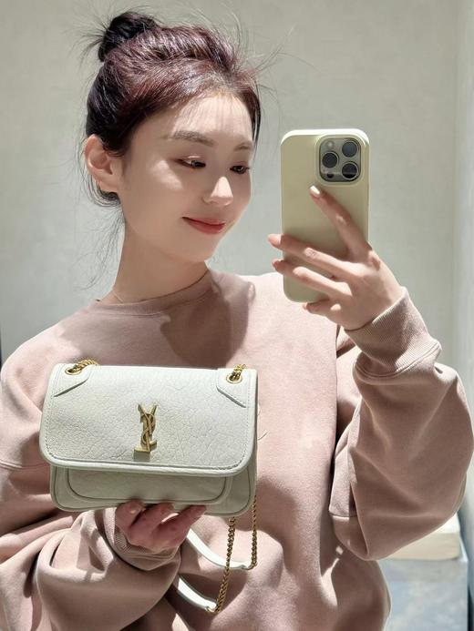 圣罗兰 25新品niki 羊皮革链条包（MM） 商品图1