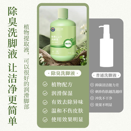 厂家直供除臭洗脚液 清洁护理汗脚去脚臭除异味泡脚液足浴液 商品图1