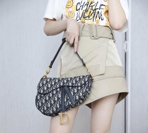 迪奥-Oblique  中号老花马鞍手袋（LZ） 商品图7