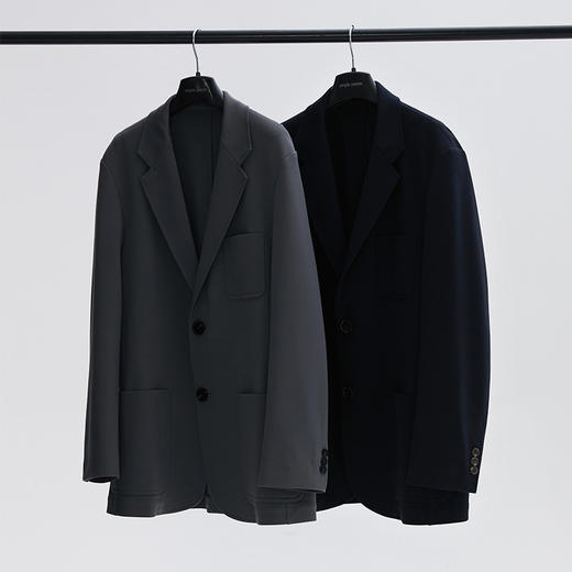 simplepieces外套男SPS春夏简约高级感经典百搭贴袋针织休闲西装 商品图4