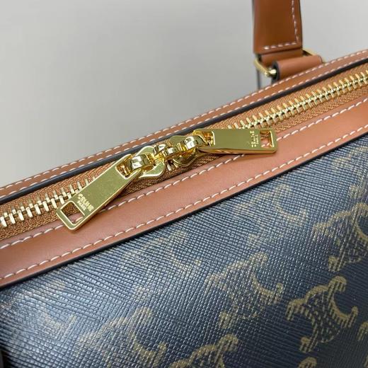 赛琳 中号标志印花牛皮革旅行包（LZ） 商品图5