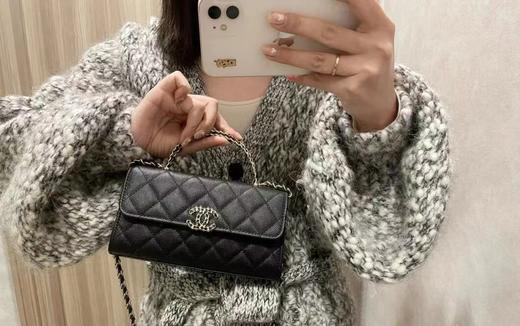 香奈儿 多色双尺寸！皮穿链手柄手机包，第一眼看到就深深爱上！（LZ） 商品图7