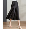 【专属特价】熙世界九分裙裤阔腿裤女2025夏季新款高腰垂感收褶宽松休闲裤裙 商品缩略图2