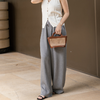 Aimi羊毛莱赛尔阔腿裤|极简老钱风，高腰阔腿版型，柔软透气有质感 商品缩略图0
