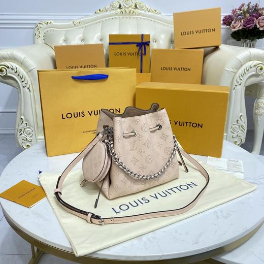 驴家 Bella 月光女神 粉色抽绳镂花 水桶包(JPH) 商品图7