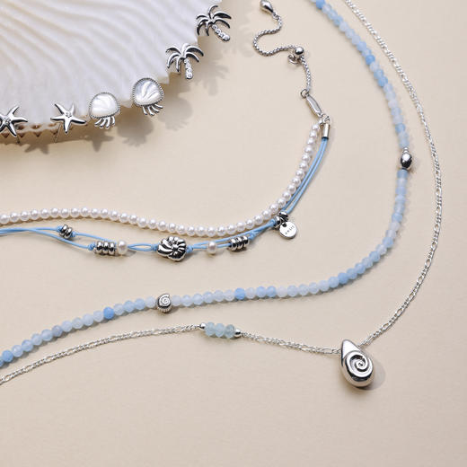 ARSIS｜曦海系列 曦海海螺双层项链 商品图5