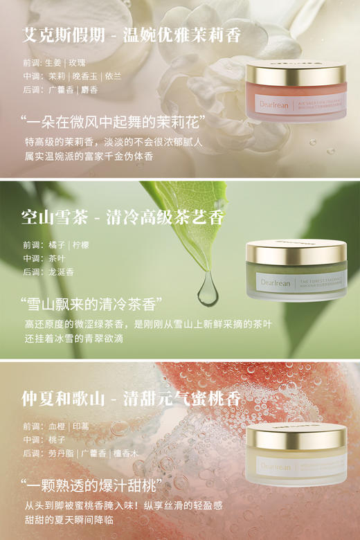 独特艾琳香氛身体磨砂膏 保湿滋润改善角质粗糙留香持久夏季必备 商品图9