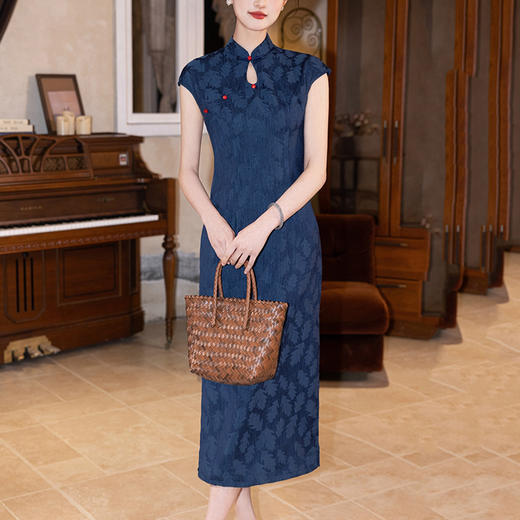 裁缝学苑AQ506新中式无袖收省水滴领改良旗袍纸样连衣裙女装裙子样板 商品图4