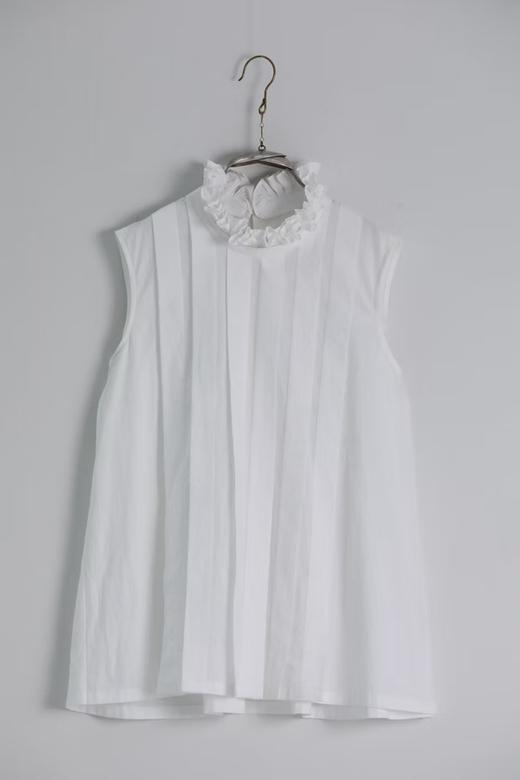 ECOLE DE CURIOSITES 无袖上衣背心(配可拆卸荷叶边领) 商品图9