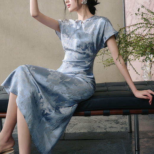 裁缝学苑AQ507新中式国风旗袍连衣裙纸样女装收腰显瘦裙子样板 商品图3