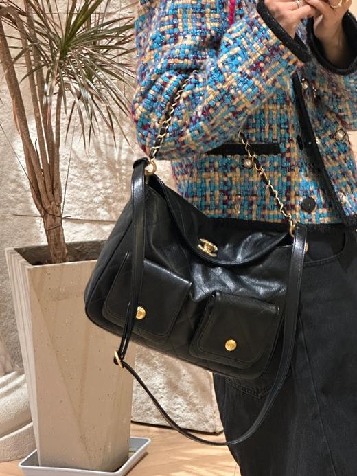 香奈儿  24P新品嬉皮Hobo腋下包   单肩包 斜挎包 （LZ） 商品图11