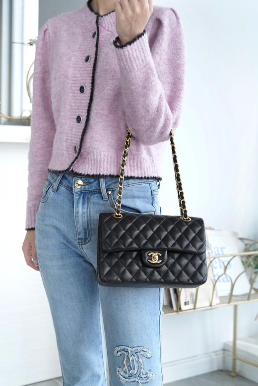 香奈儿 Classic Flap 经典羊皮CF 口盖包 单肩包  斜挎包 （LZ） 商品图14