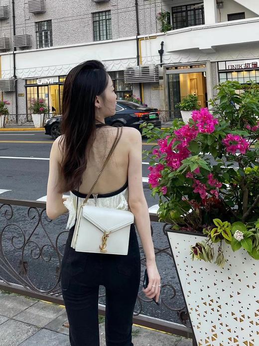 圣罗兰 Cassandra鱼子酱纹手拎包（LZ） 商品图10