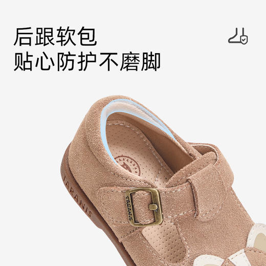 泰兰尼斯儿童勃肯鞋2025秋季新款女宝宝皮鞋复古软底男童休闲单鞋 T03T5C7980 商品图3