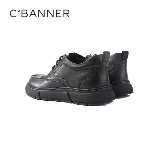 千百度冬季便捷极速真皮商务皮鞋柔感鞋男鞋A25559786 商品图5