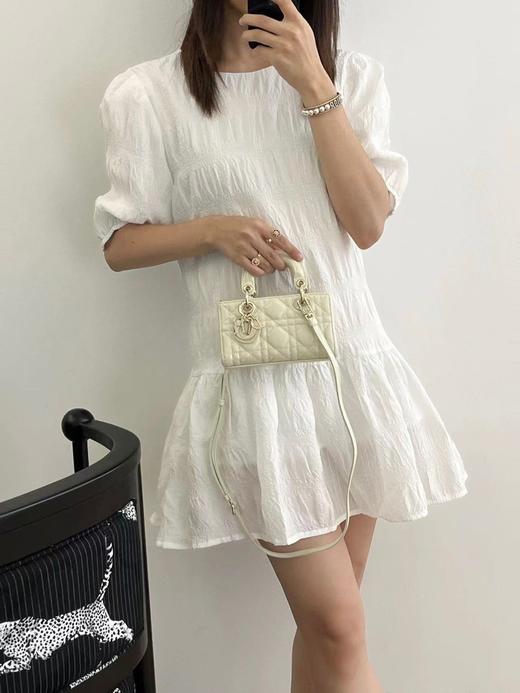 迪奥   横板戴妃手提包 漆皮/白色（LZ） 商品图6