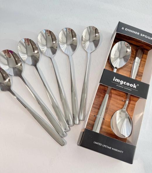 6支装29.9六件套勺子出口欧美厨具品牌SUS304食品级不锈钢外网售价11.42美元！折合要82元基地直邮 商品图5